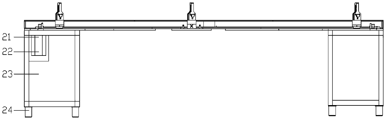 A three-coordinate multi-station automatic measuring device and method