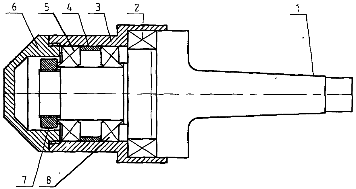 Thimble for roughly turning air cylinder sleeve for ship