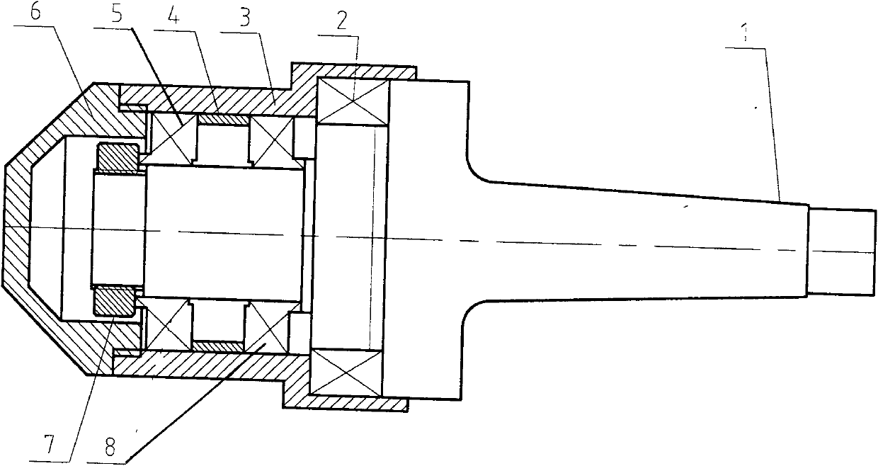 Thimble for roughly turning air cylinder sleeve for ship