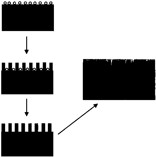 Method for preparing silicon nanowire array based on metal assisted chemical etching technique