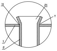 Stamping assembly type guardrail and assembling equipment thereof