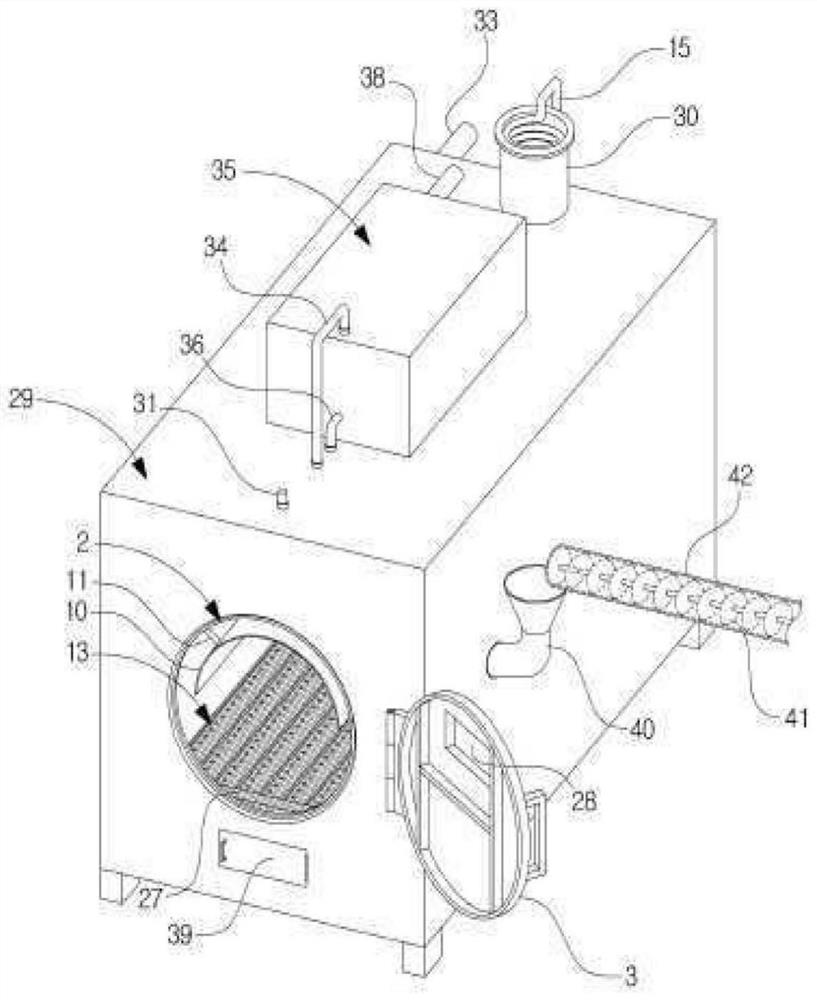 Wood pellet multifunctional boiler capable of forced exhaust gas exhaust