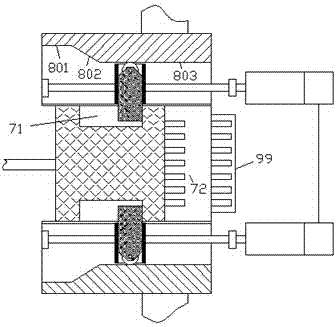 Circuit board plugging assembly with cylindrical contact pin group