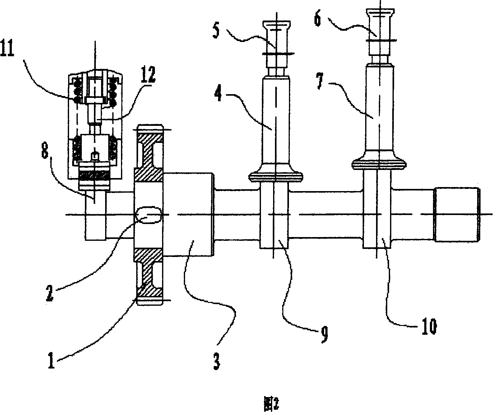 Reversal firing resisting single-cylinder diesel engine and reversal firing resisting method for single-cylinder diesel engine