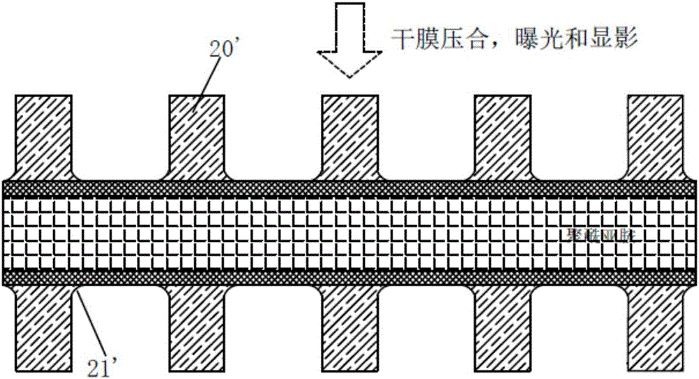 Manufacturing method of flexible circuit board with thin circuit layer having square-shaped cross section