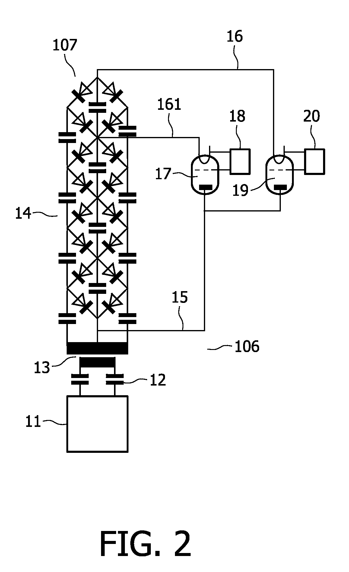 Power supply for an X-ray generator system