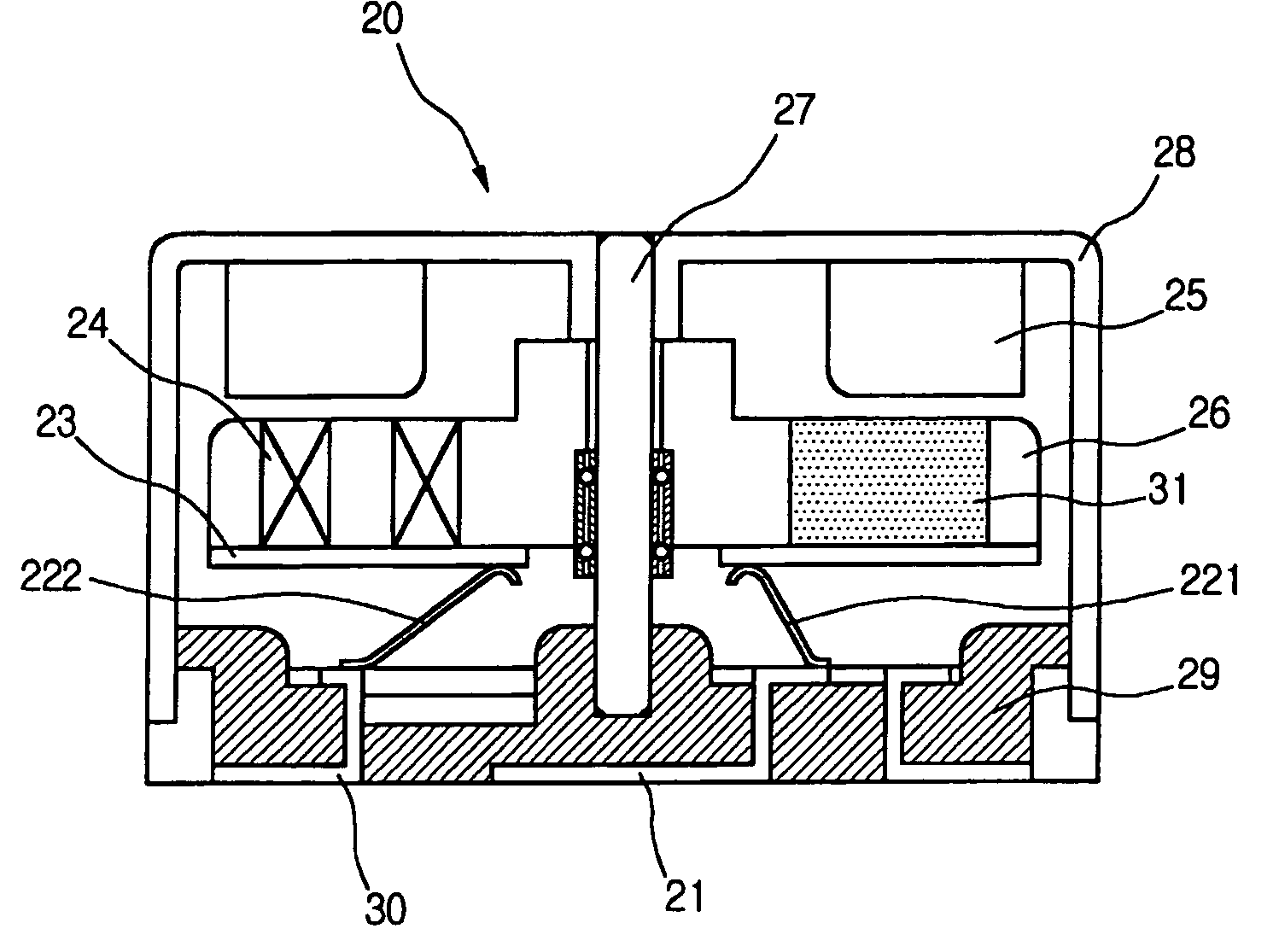 Vibration motor and mounting structure of the vibration motor and mounting method of the vibration motor