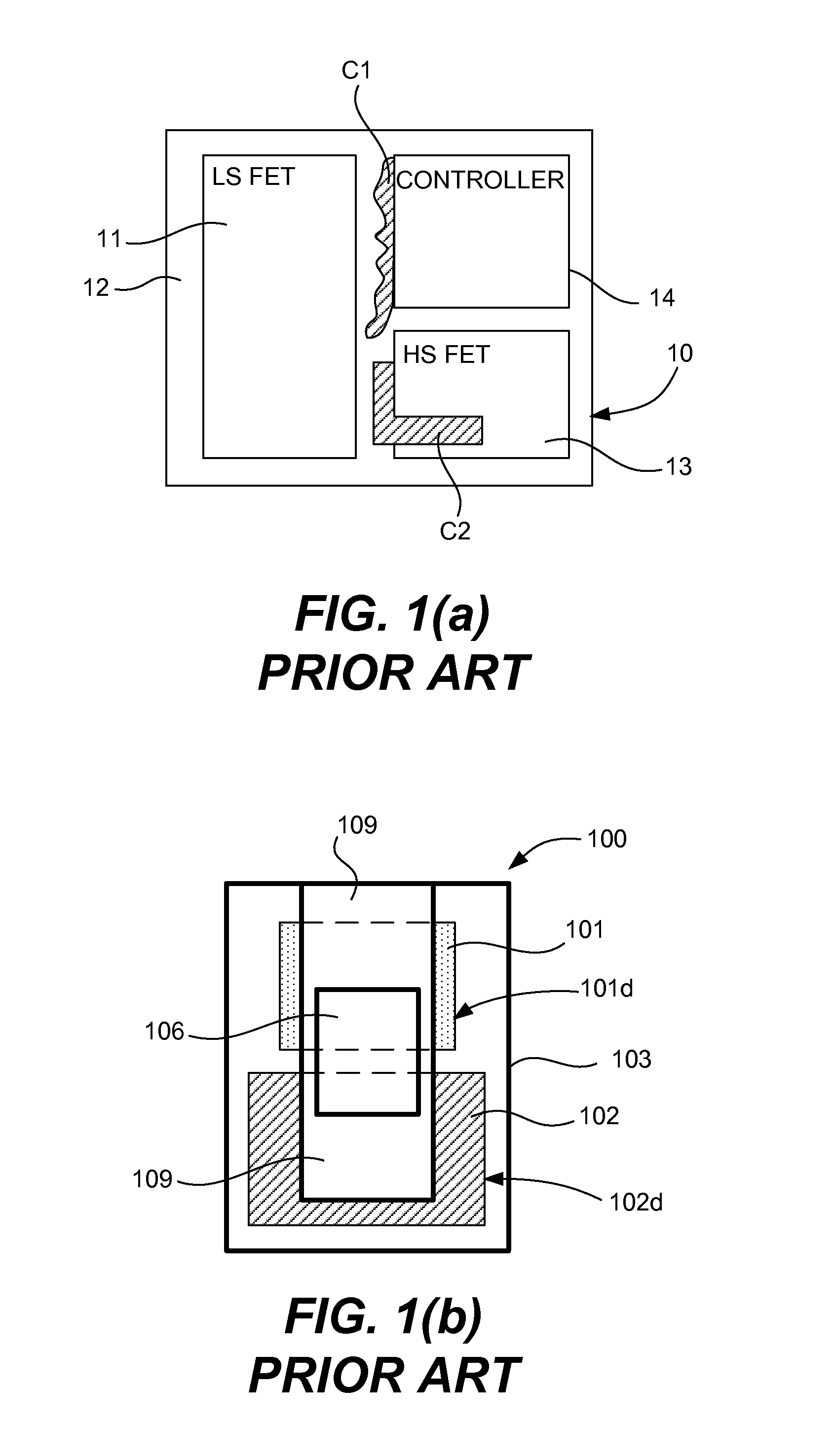 Dc/dc convertor power module package incorporating a stacked controller and construction methodology