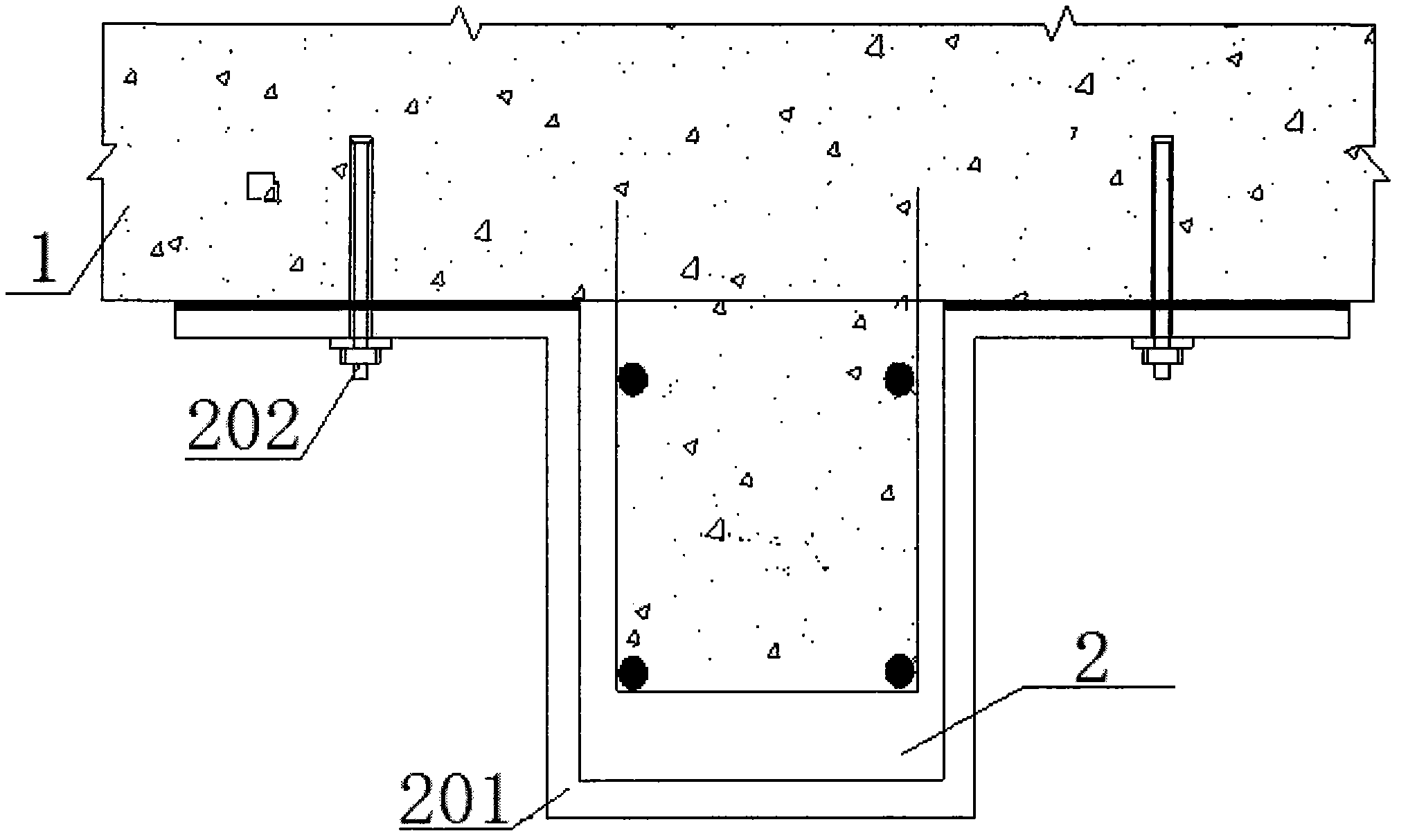 Reinforcement method for single beam bearing of bridge and construction method thereof