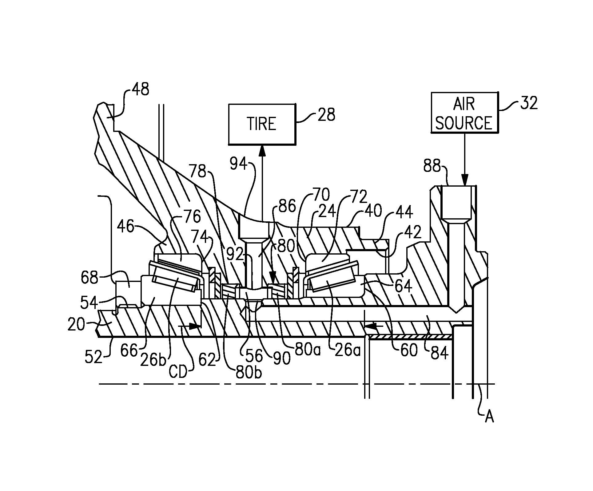 Spindle for controlling wheel end endplay and preload