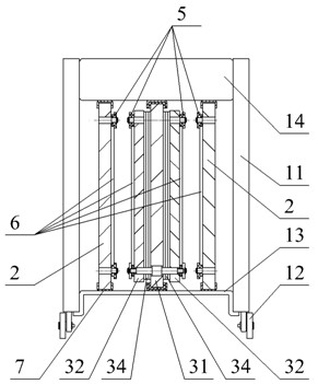 Compound electrode plate and PECVD deposition box and PECVD system