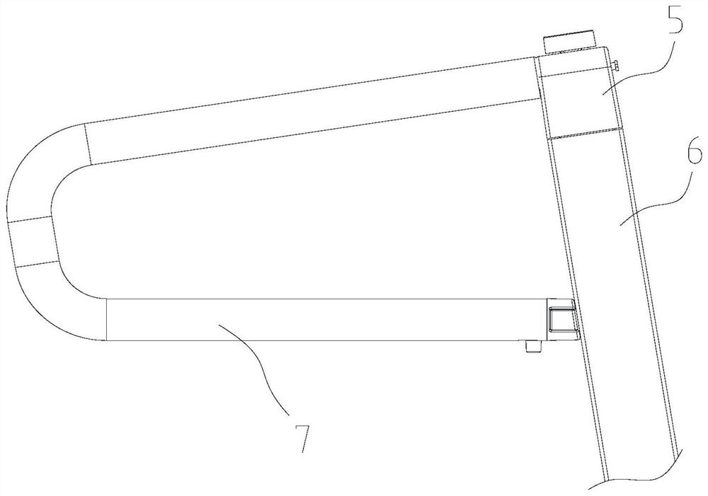 Treadmill electronic watch assembly hinge mechanism and treadmill