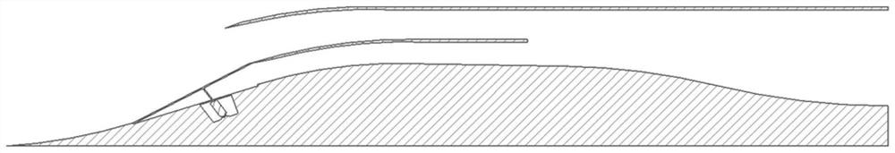 Double-channel graded wide-range-adjustable air inlet channel, engine and air inlet adjusting method