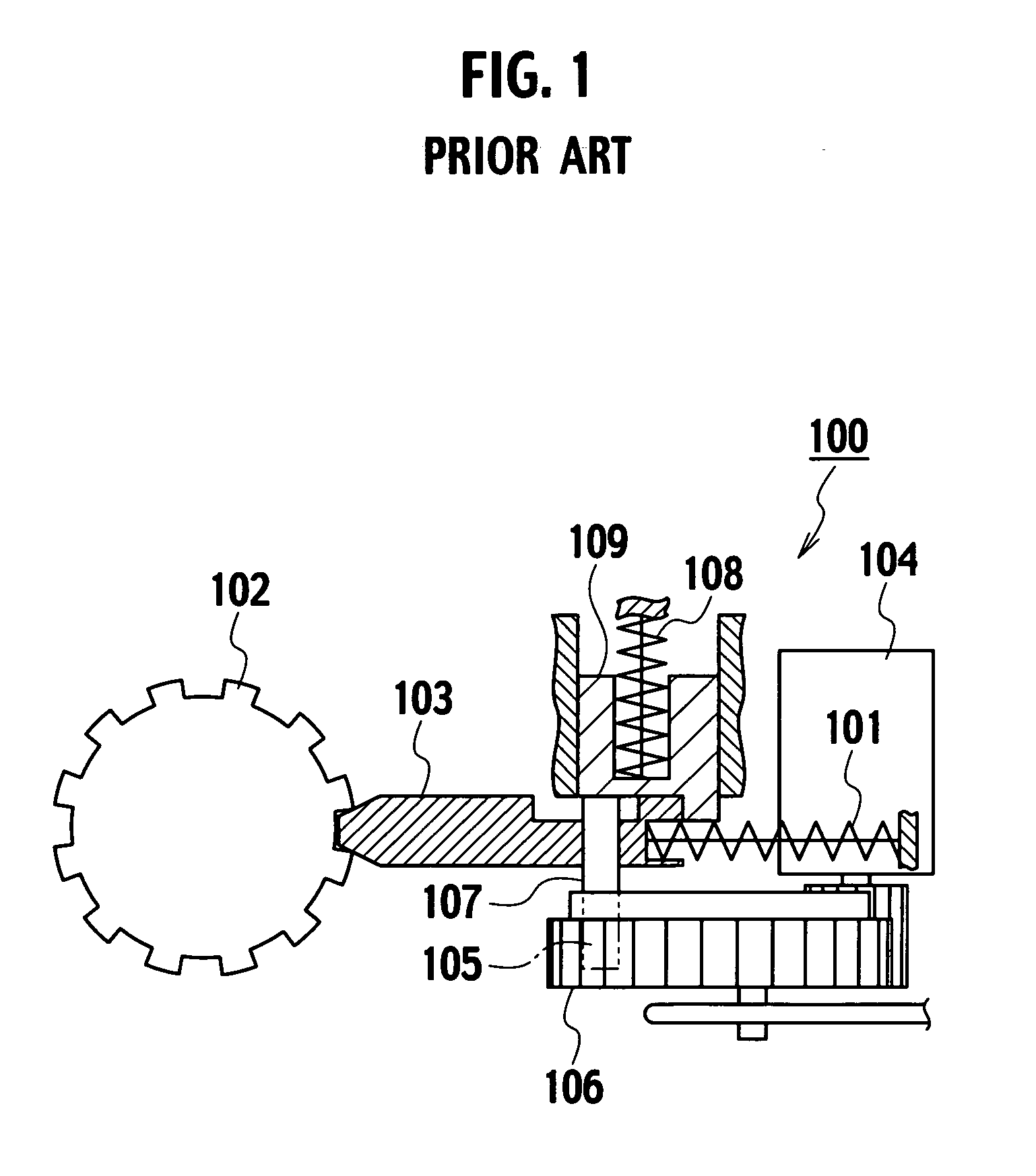 Electric steering lock device