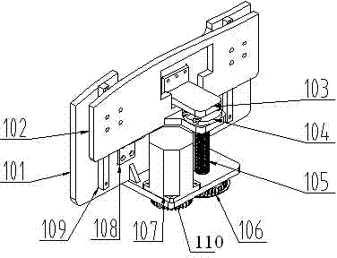 Wood floor hand-scraped grain machining device