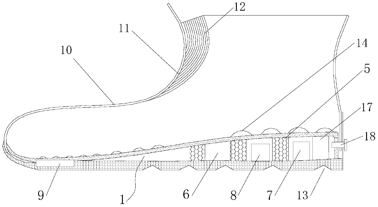 Shoe with remote real-time positioning and health-care functions