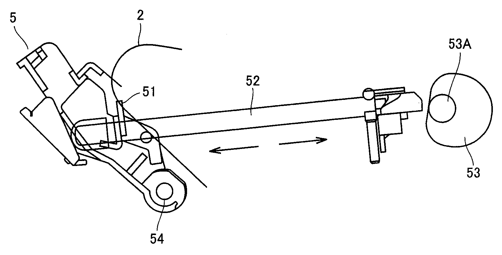 Image forming apparatus with contact/separation mechanism to/from intermediate transfer body