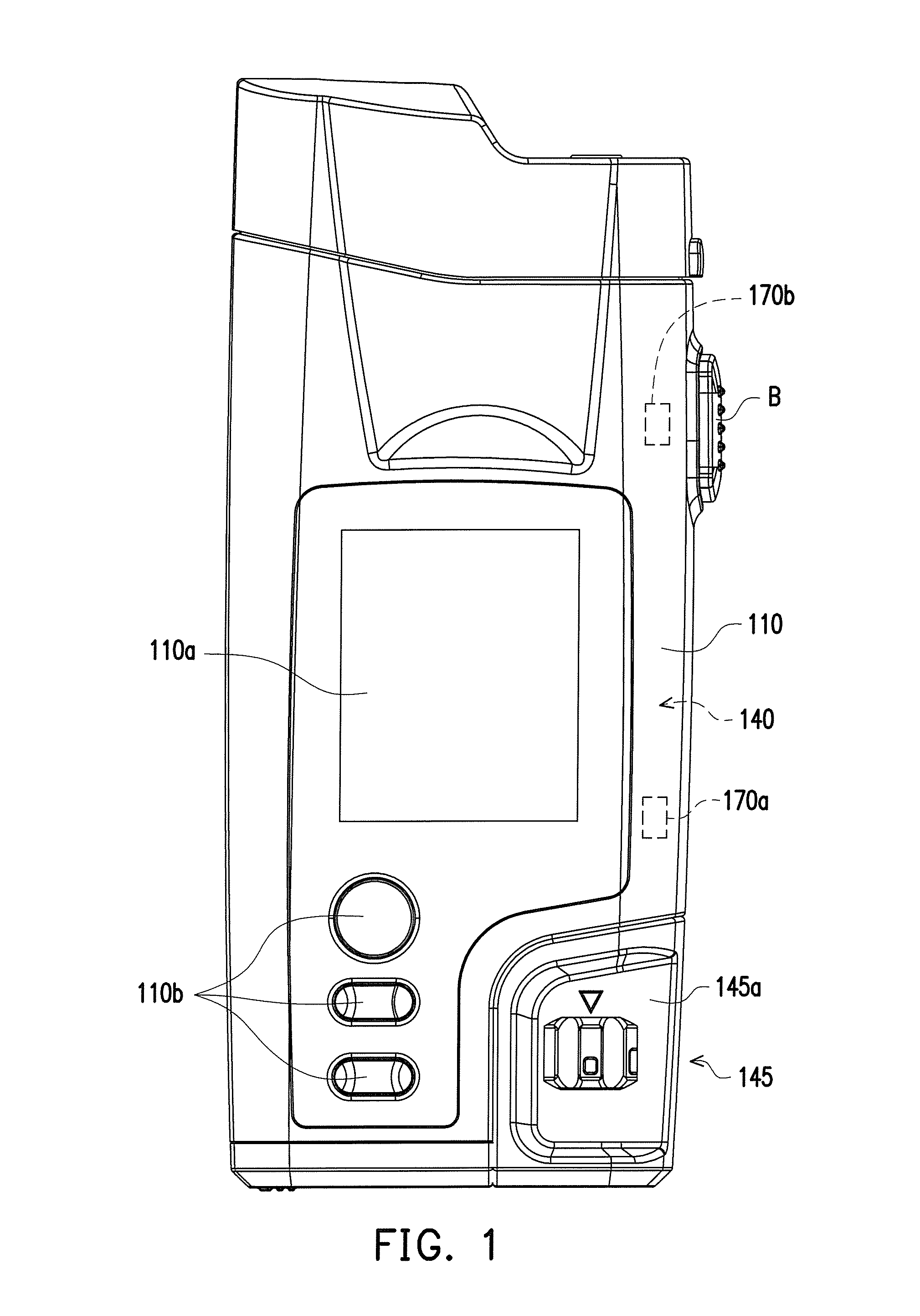 Glucose test device