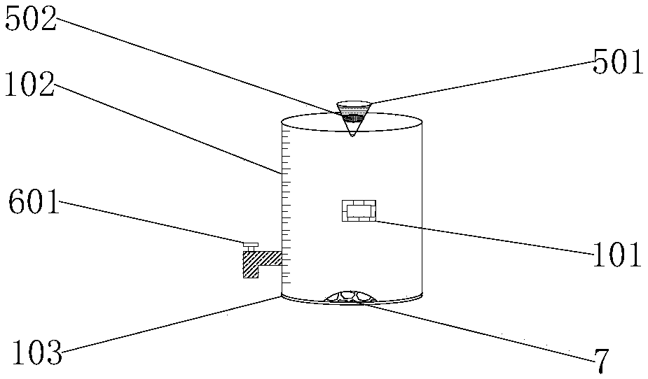 Multifunctional lubricating oil storage barrel