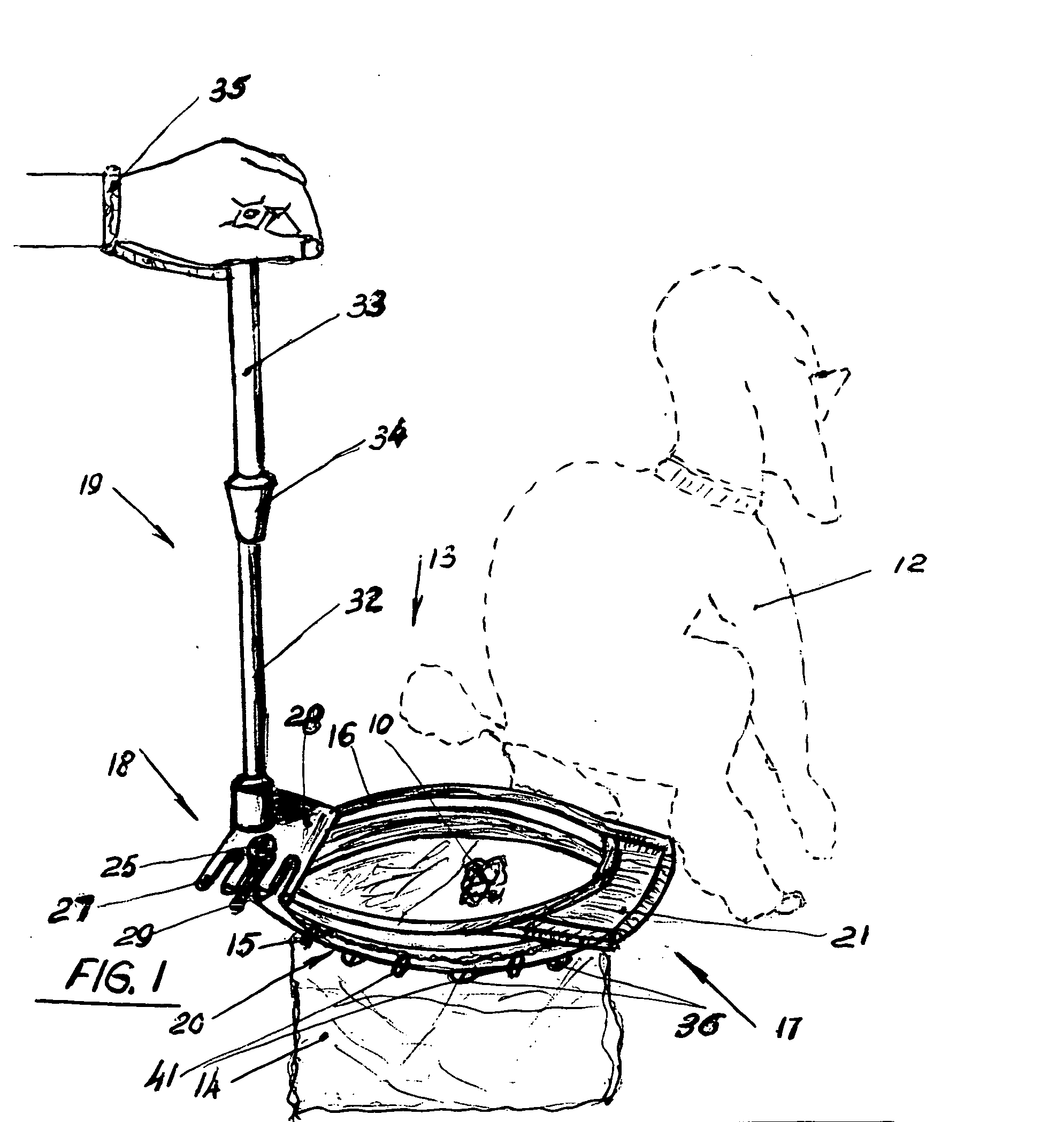 Sanitation device for collecting and disposing of animal droppings