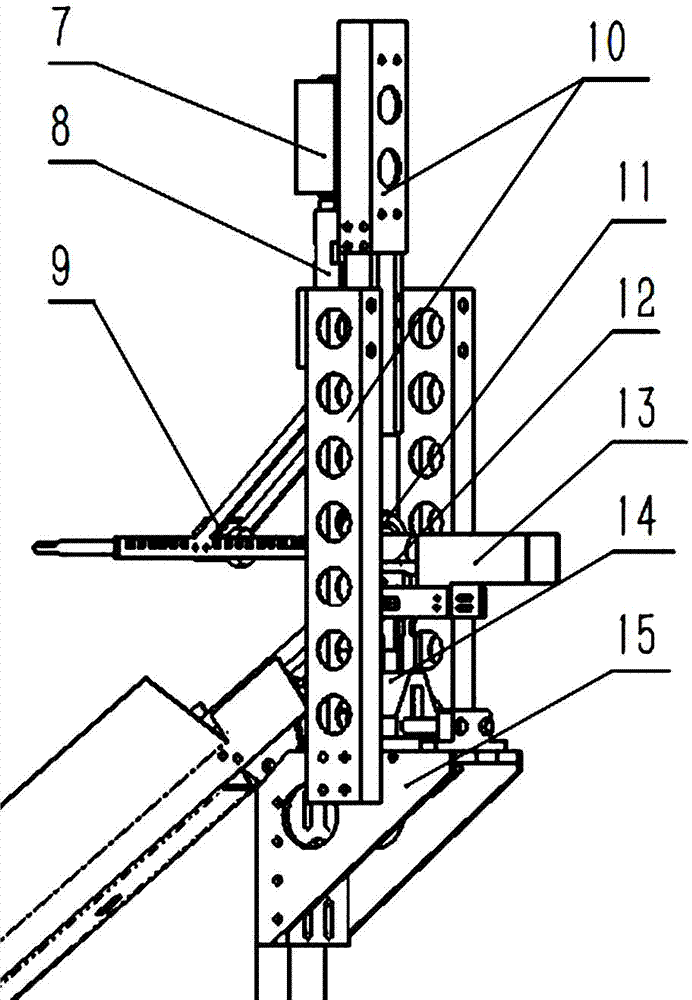 Material delivering robot with visual detecting function