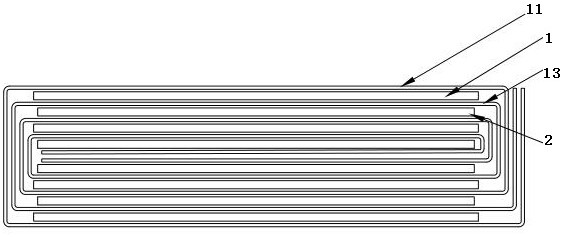 Laminated lithium battery cell and lamination equipment