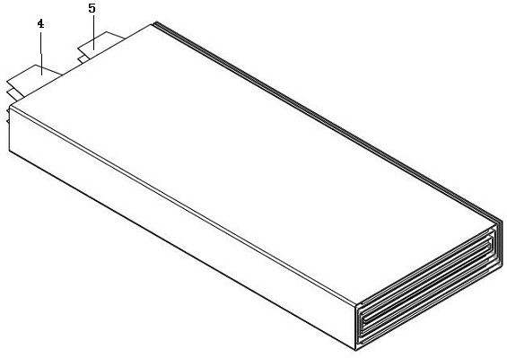 Laminated lithium battery cell and lamination equipment