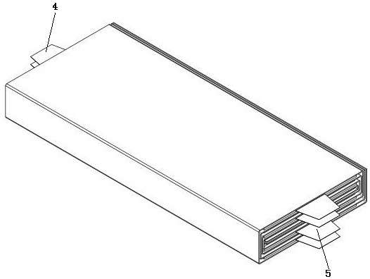 Laminated lithium battery cell and lamination equipment