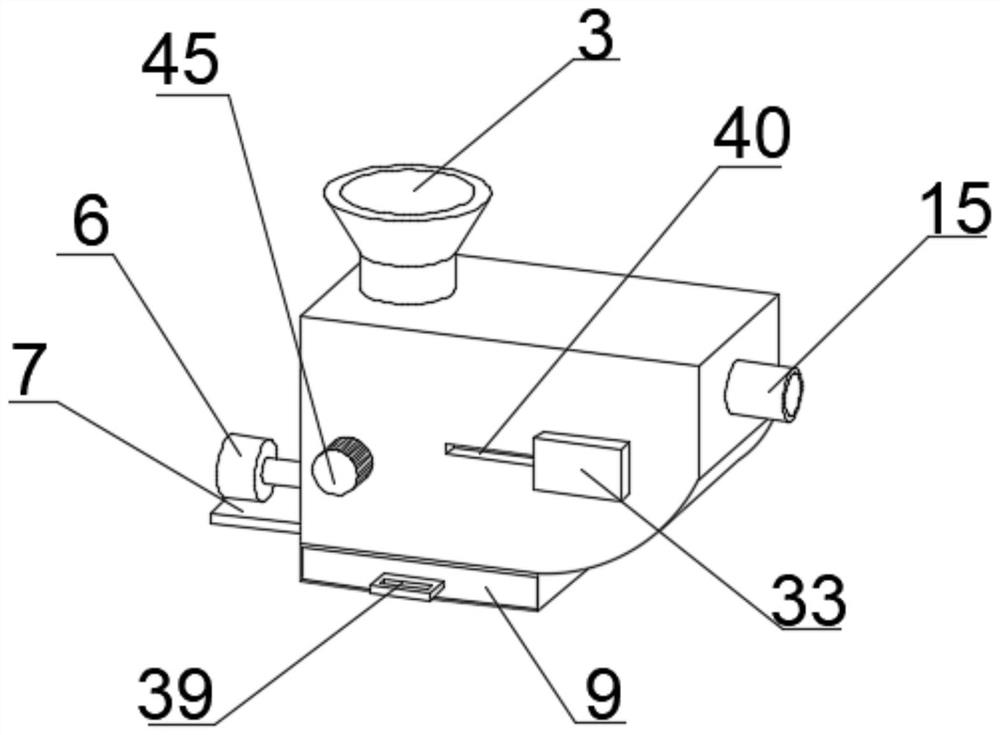 A cashmere wool opening device