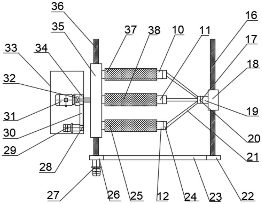 A cashmere wool opening device