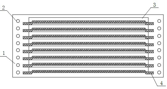 A kind of manufacturing method of asynchronous adhesive tape facing the rubber surface