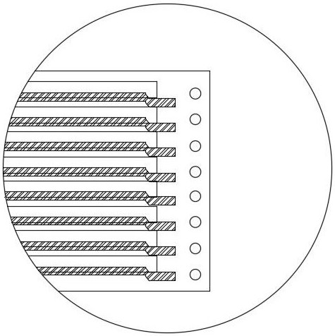 A kind of manufacturing method of asynchronous adhesive tape facing the rubber surface