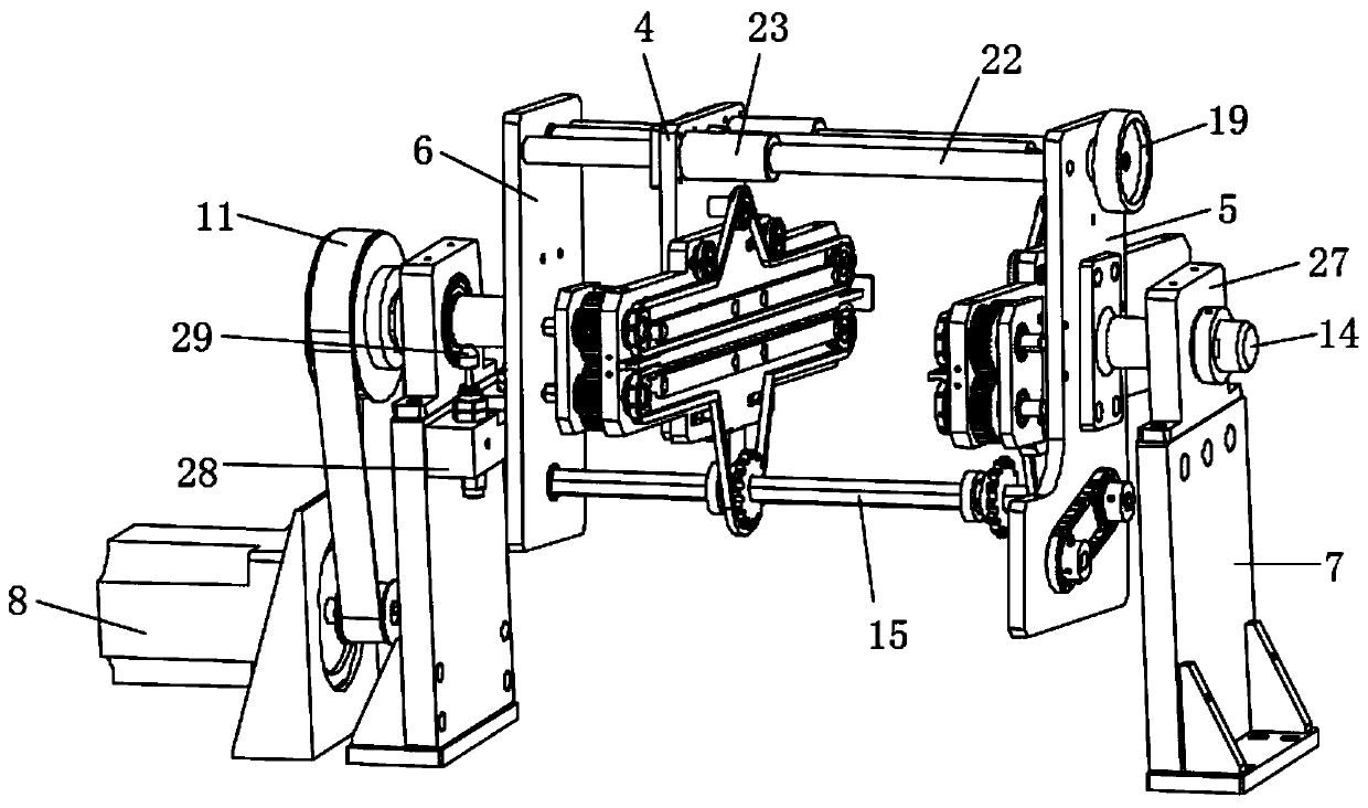 Turnover positioning device for spraying heat preservation material for building and working method thereof