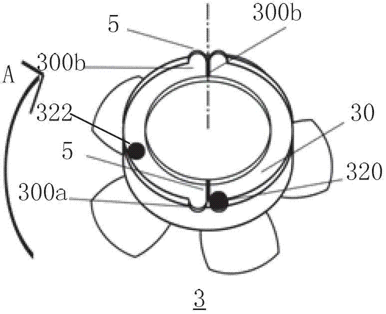 Fan with vibration function