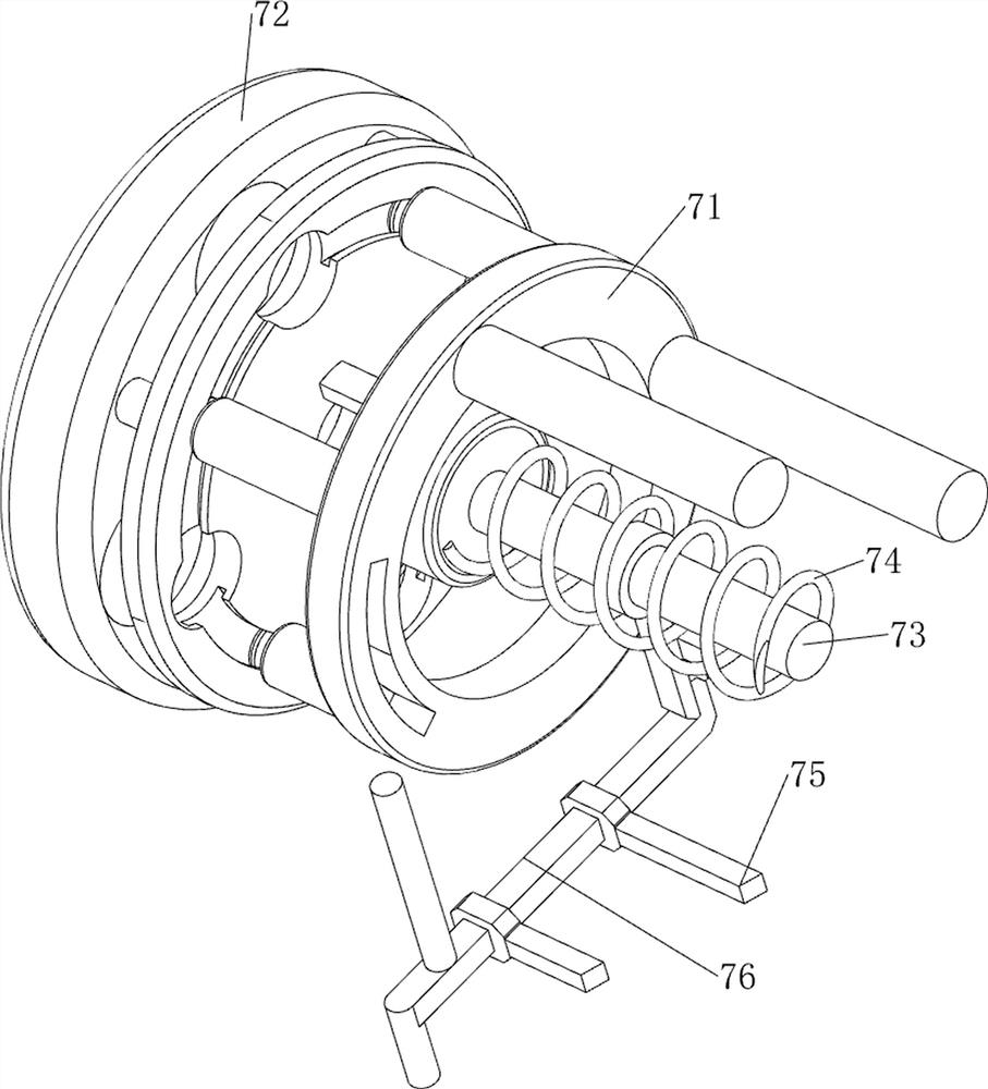 Eye nerve massage device for ophthalmology department