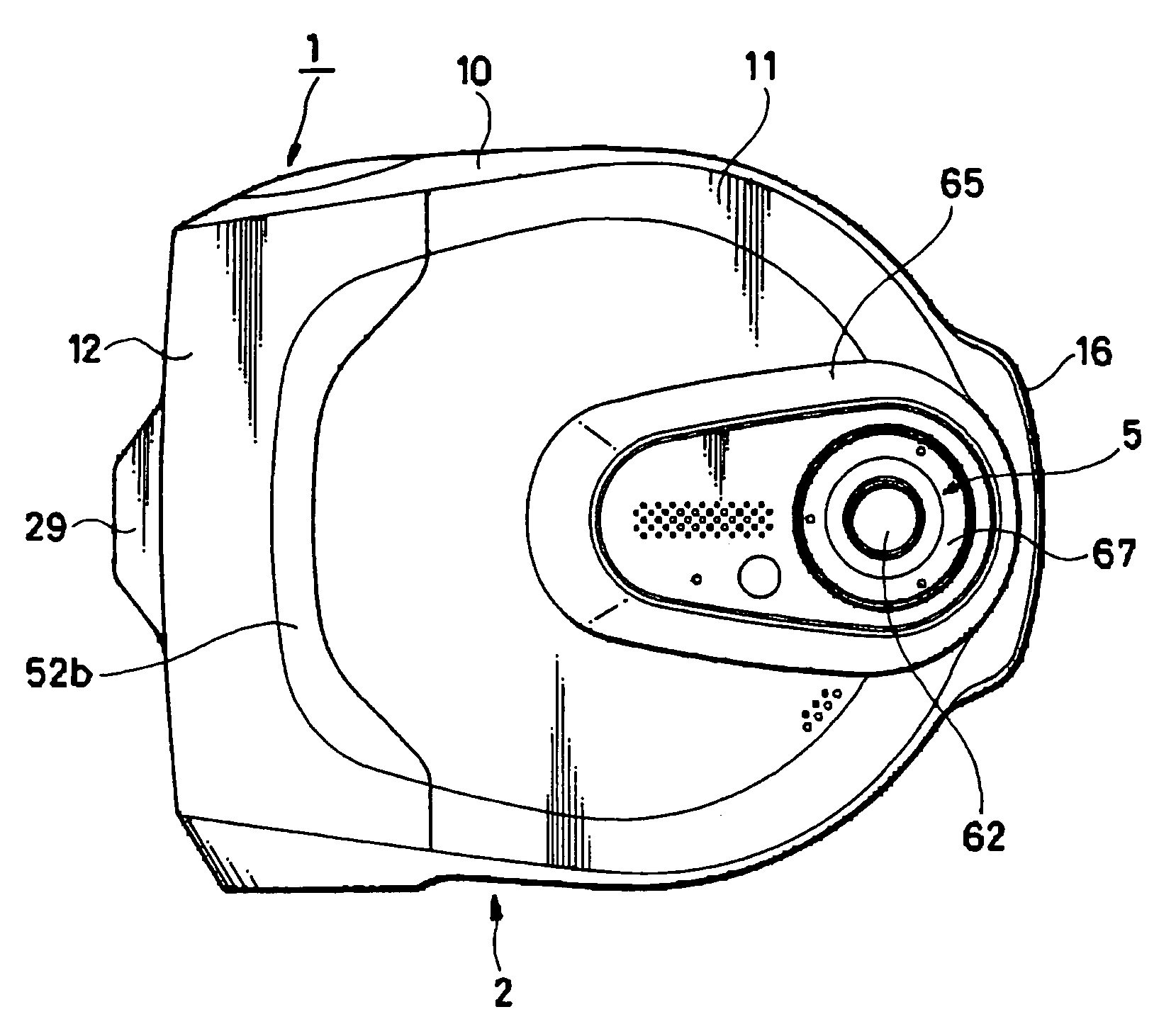 Waterproof type electronic device