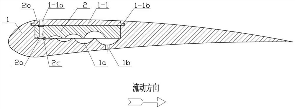 Cavitation suppressionwing section device