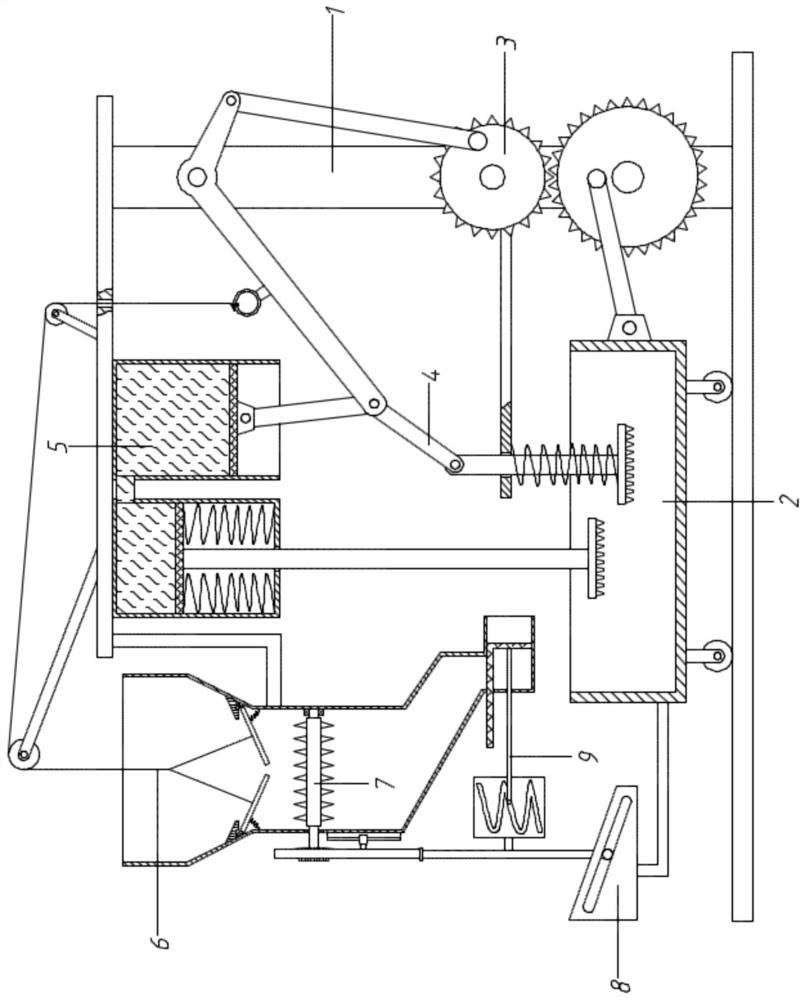 Decoration waste treatment device for indoor design