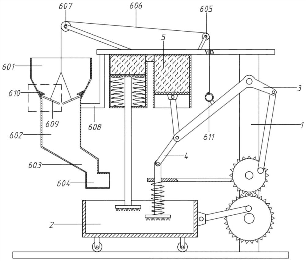 Decoration waste treatment device for indoor design