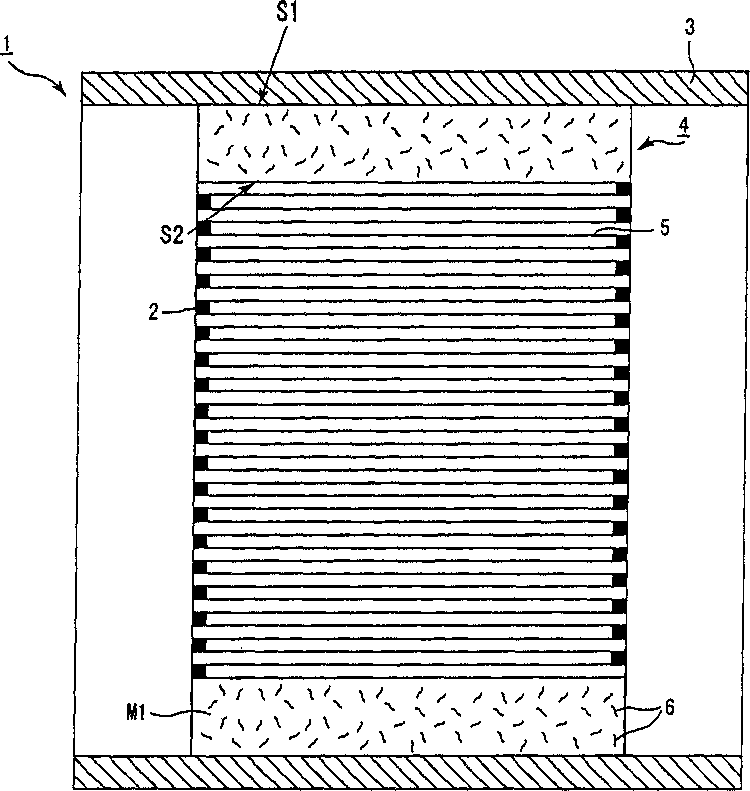 Retaining seal material and production method thereof