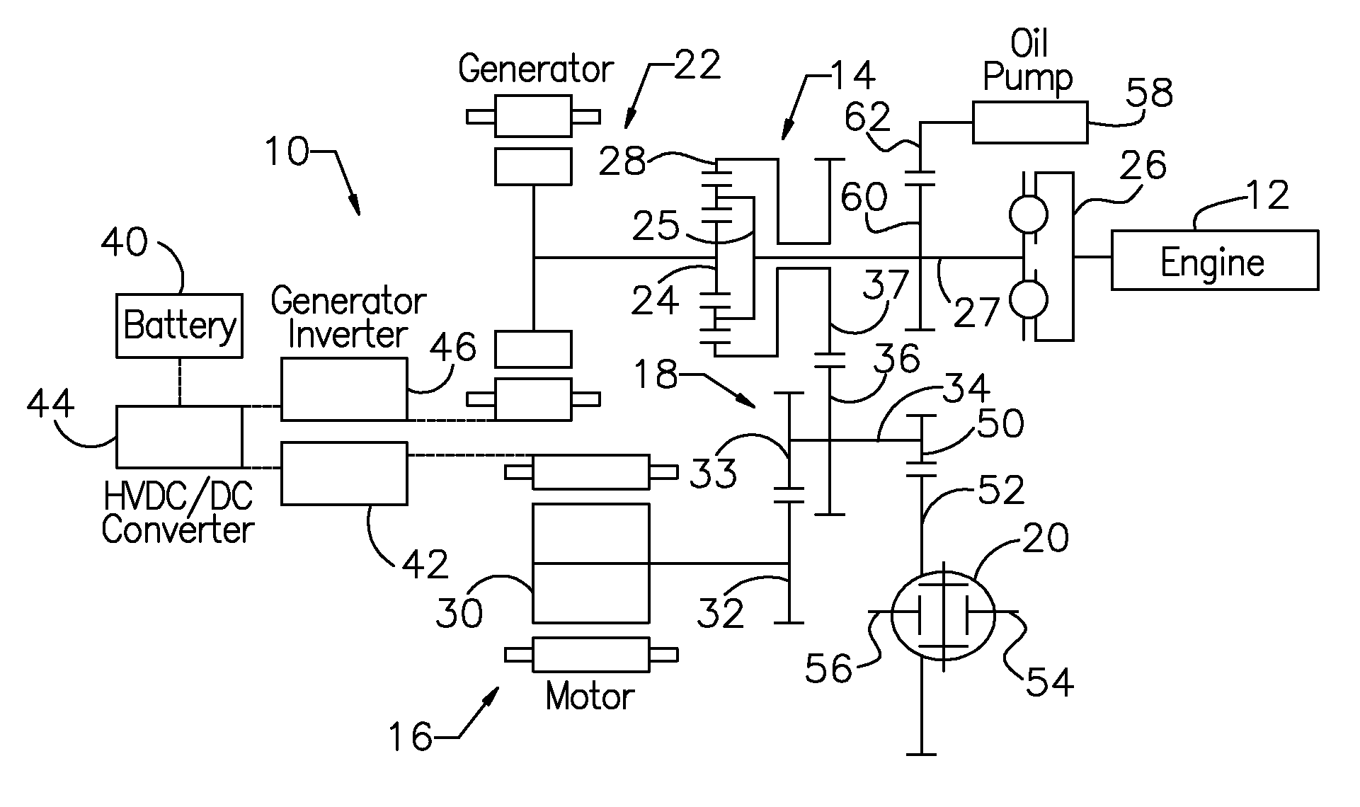 Multi-Mode Powersplit Powertrain for Electric Vehicle