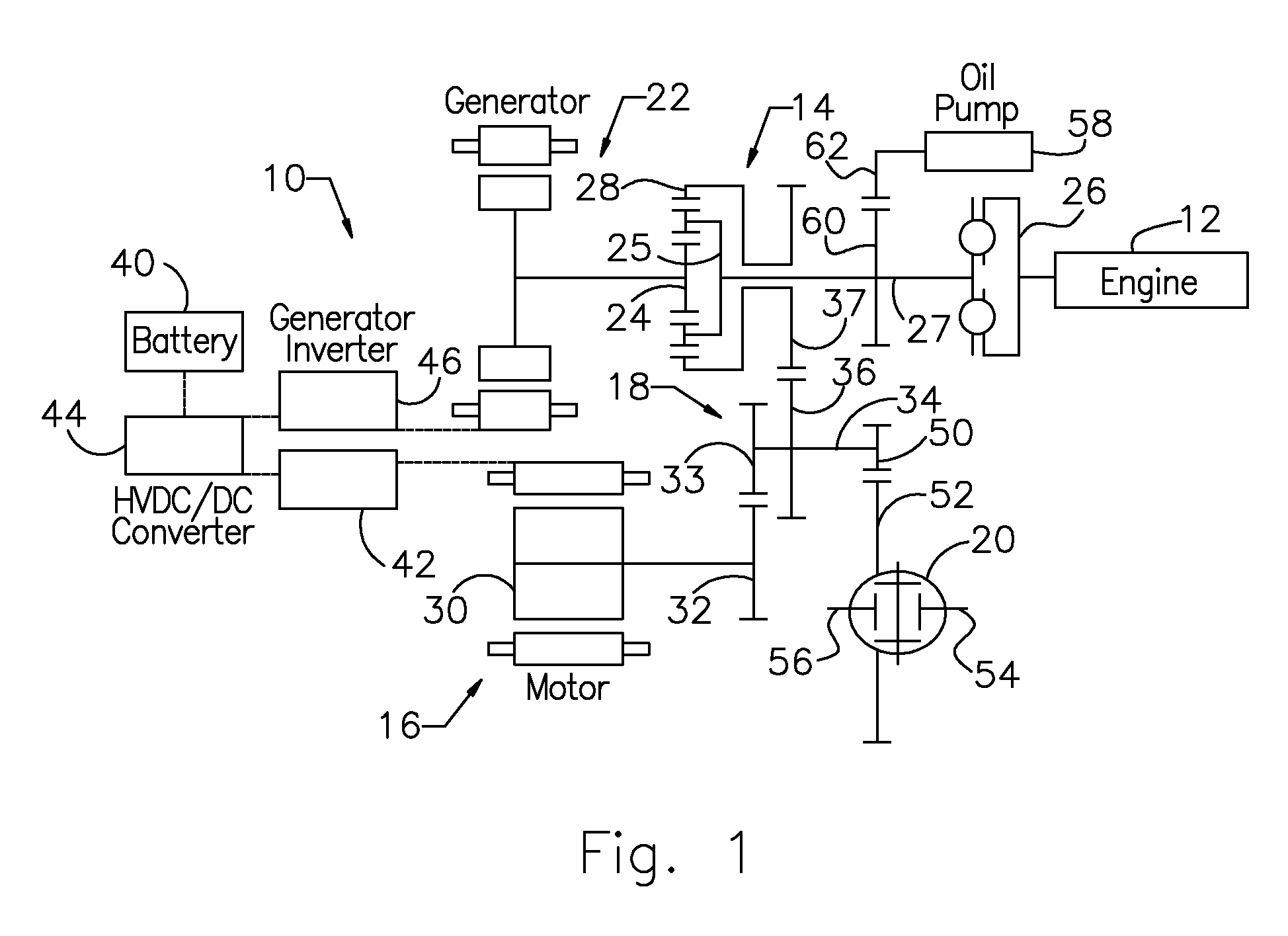 Multi-Mode Powersplit Powertrain for Electric Vehicle