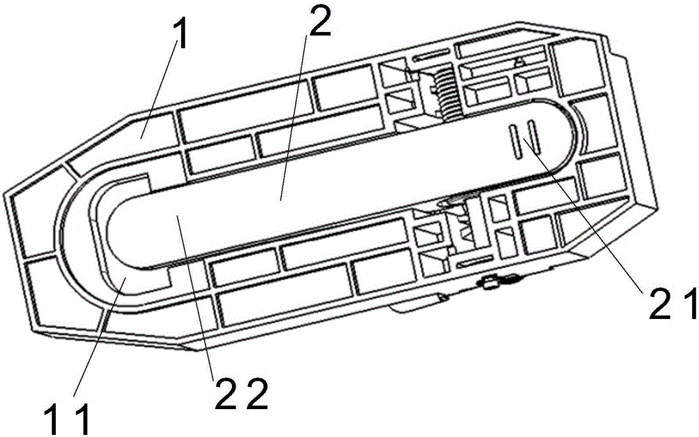 Hidden type outer door handle structure with lock-up function