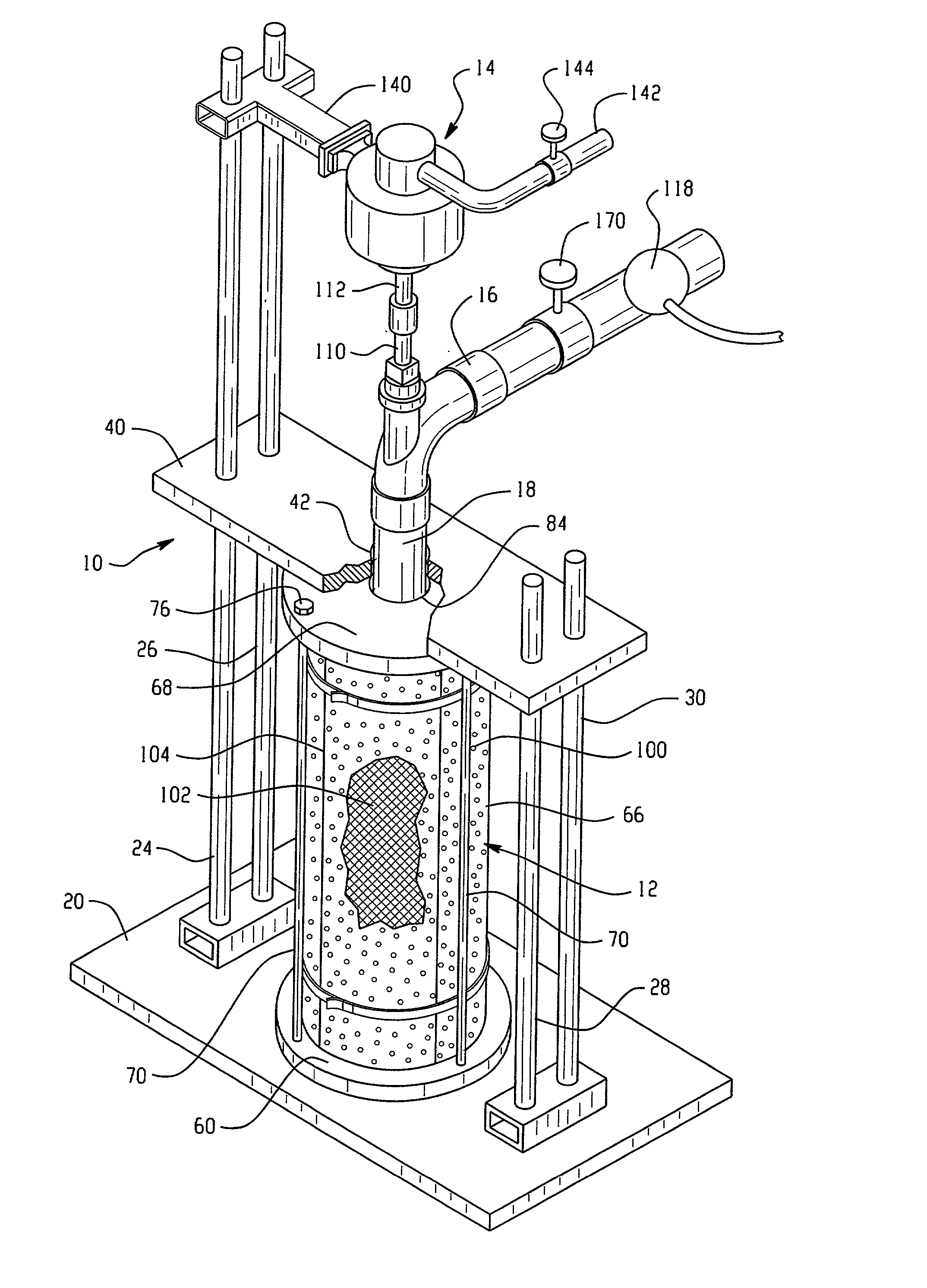 Centrifugal casting of graphite for rigid insulation