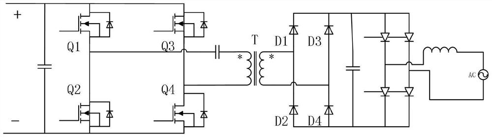 Method for realizing dc/ac power conversion and power line carrier communication by sharing inverter circuit