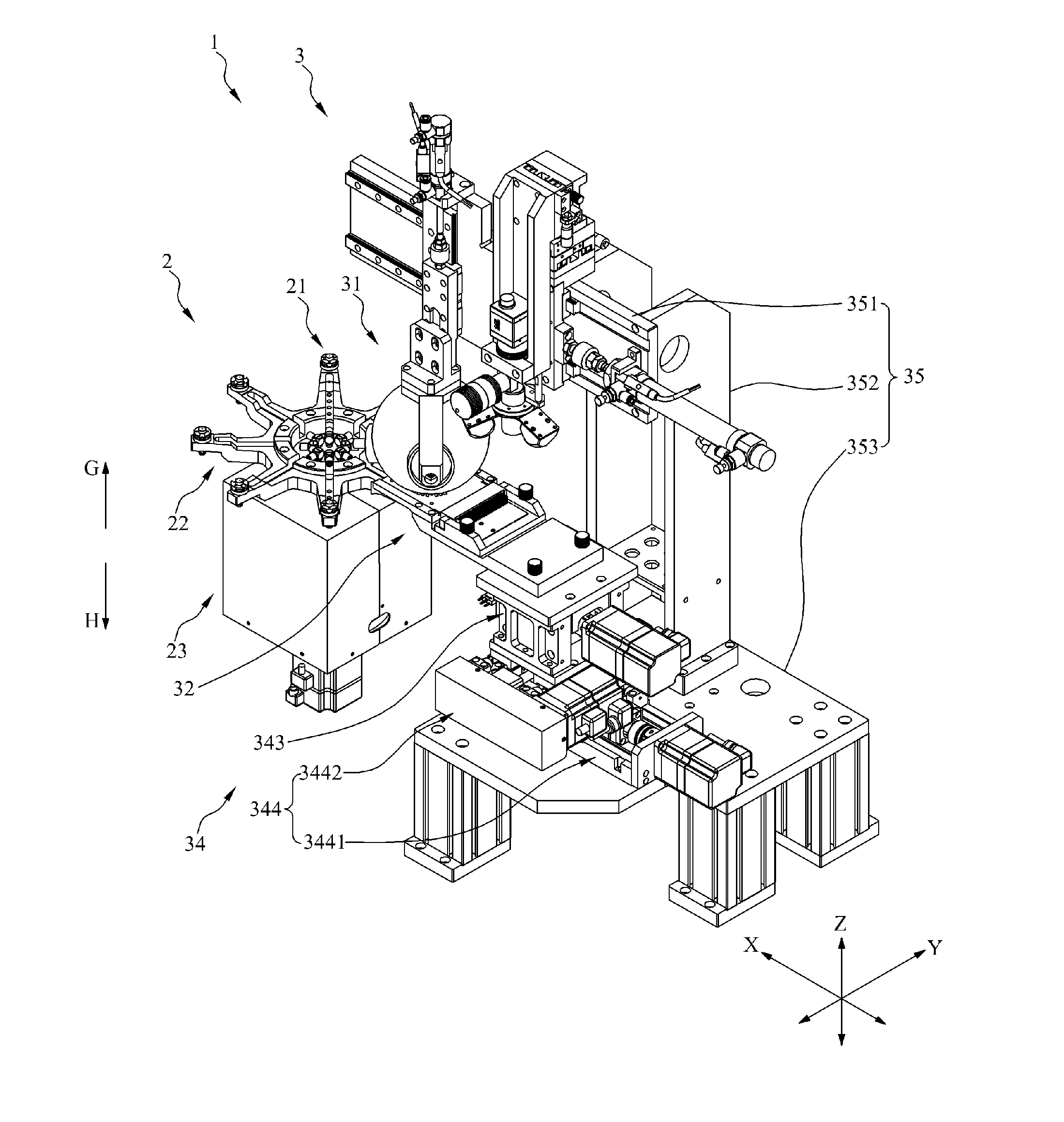 LED chip testing device