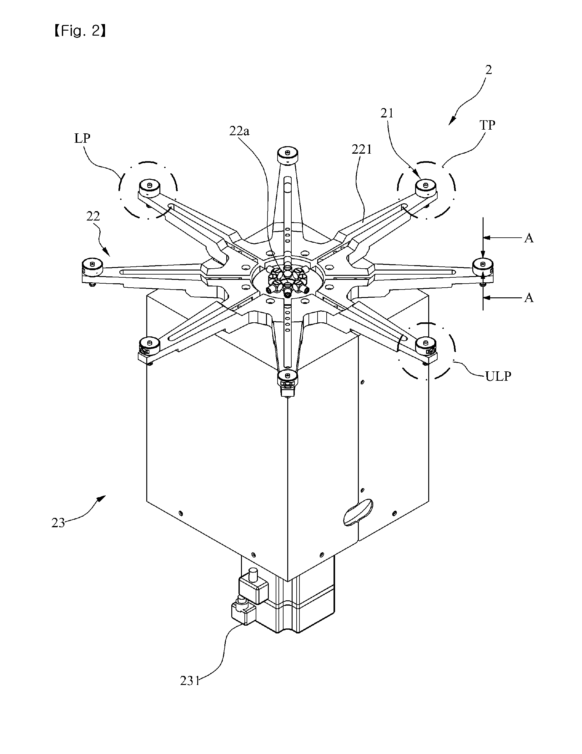 LED chip testing device