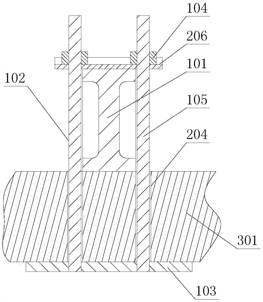 Construction method of unloading platform