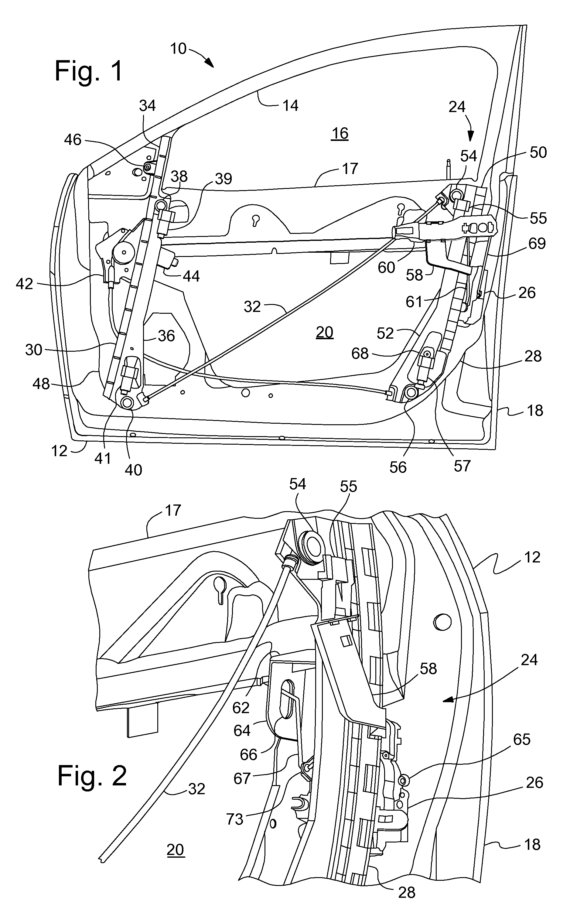 Integrated Channel Regulator for Vehicle Door