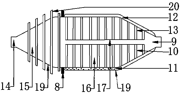 Roller type hot air dryer